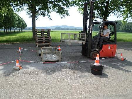 Staplerschulung Praxis