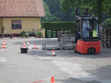 Staplerschulung Praxis