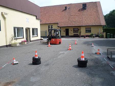 Staplerschulung Praxis
