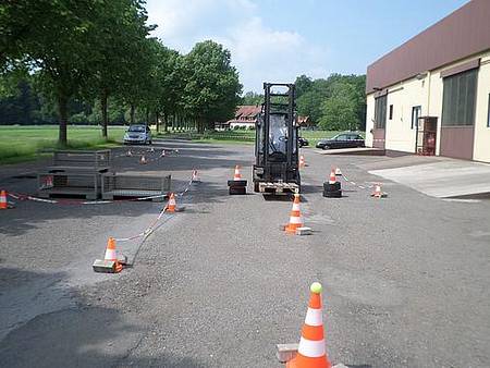 Staplerschulung Praxis