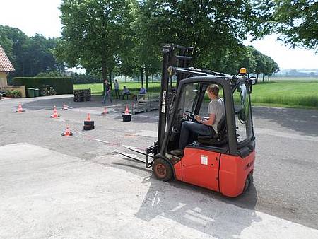 Staplerschulung Praxis