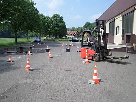 Staplerschulung Praxis
