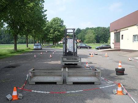 Staplerschulung Praxis