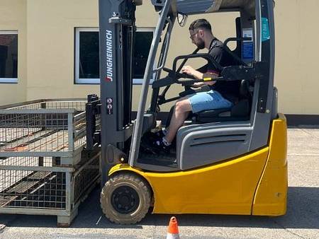 Staplerschulung Praxis