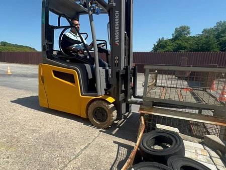 Staplerschulung Praxis